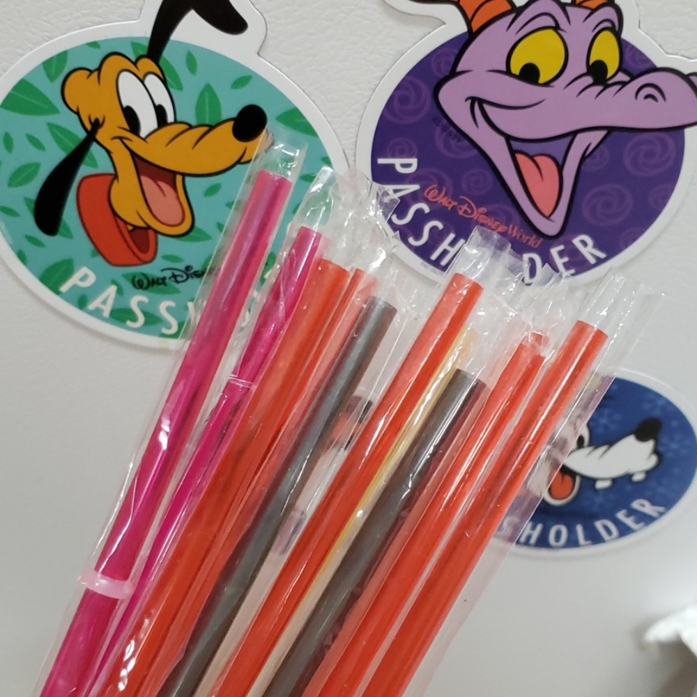11 new reusable straws.. 9" each